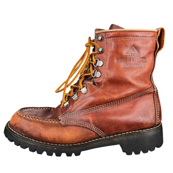 Vintage Weinbrenner Wood N Stream Brown Insulated Hunting Boots Size US 8 main image 10